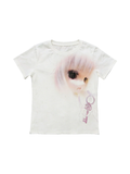 PAIKI Girl Portrait Print T-Shirt
