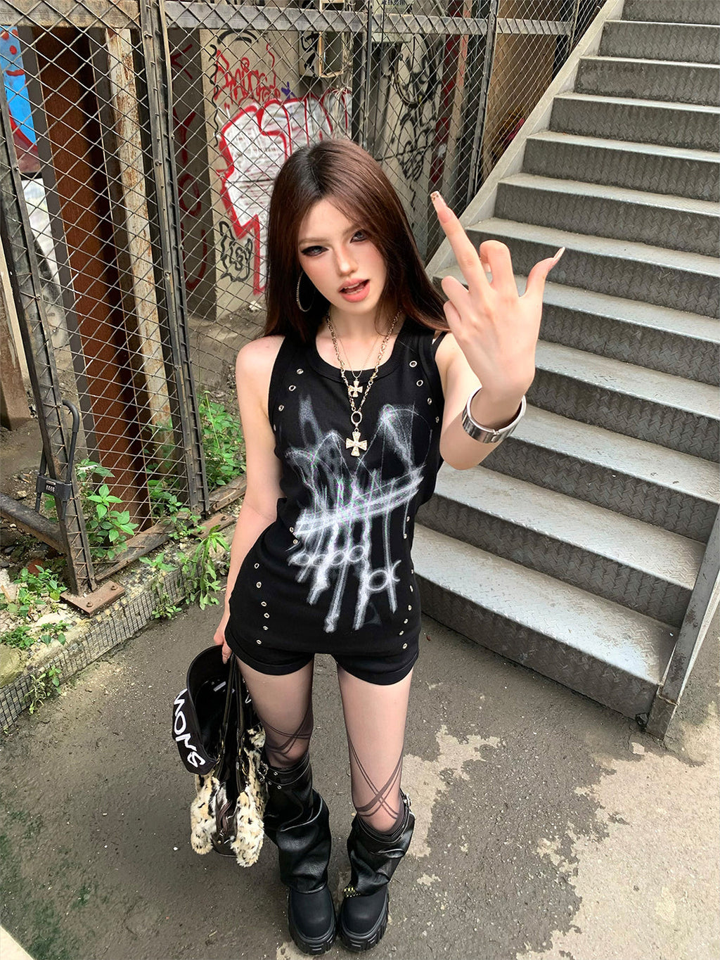 PAIKI Gate of Hell Sleeveless Vest