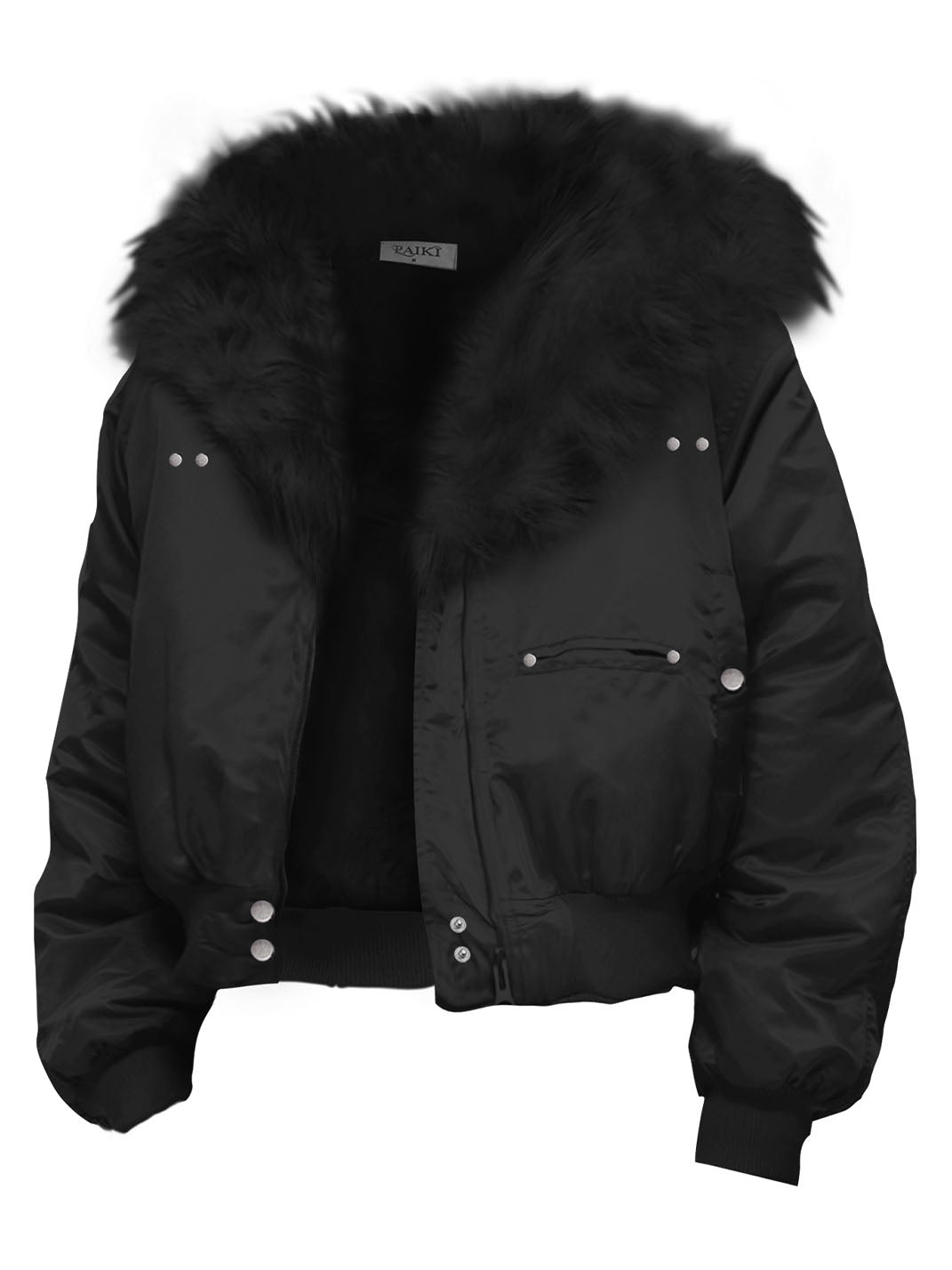 PAIKI Unisex Faux Fur Aviator Jacket