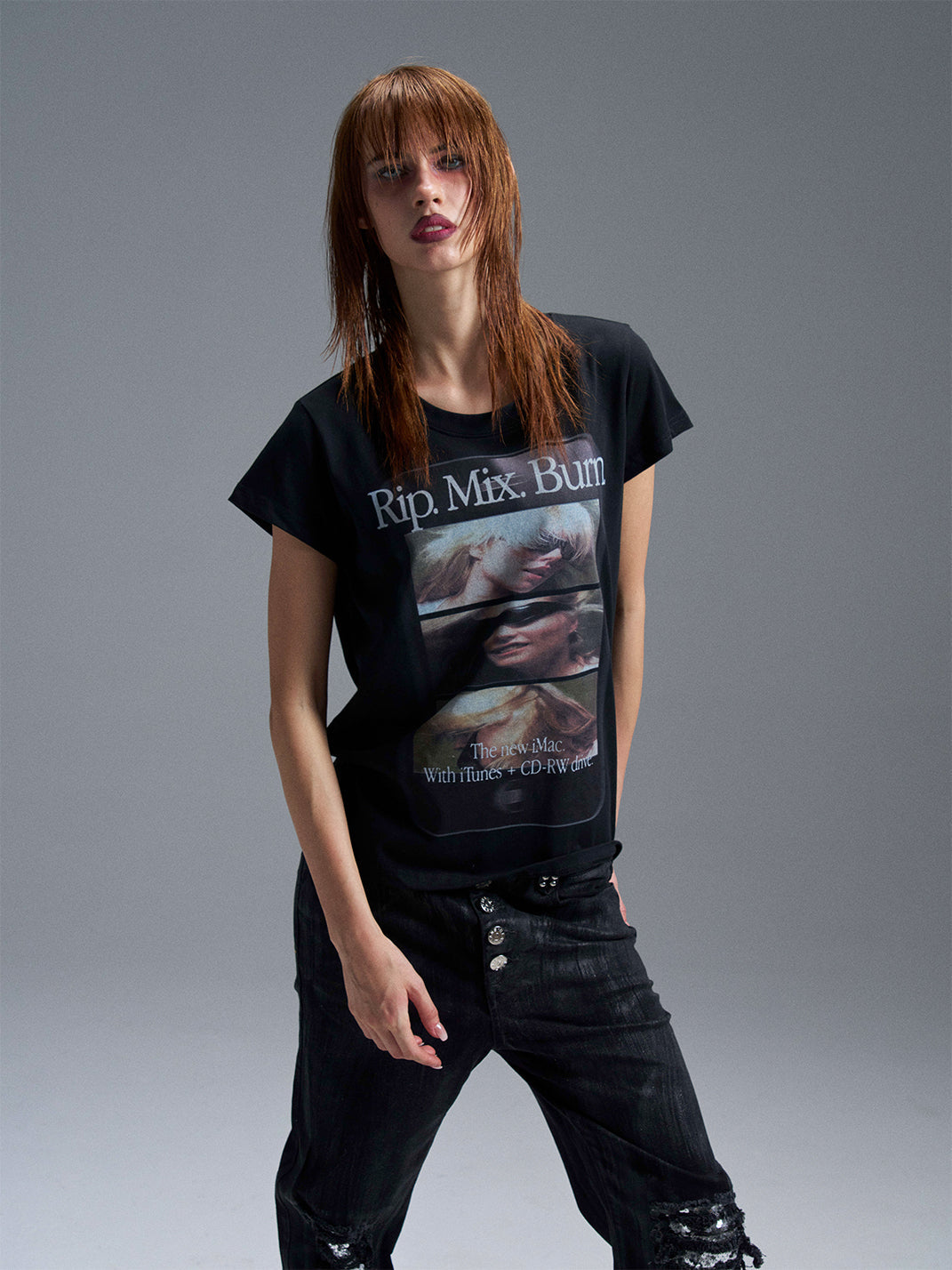 PAIKI iPhone 4 Portrait Print T-Shirt