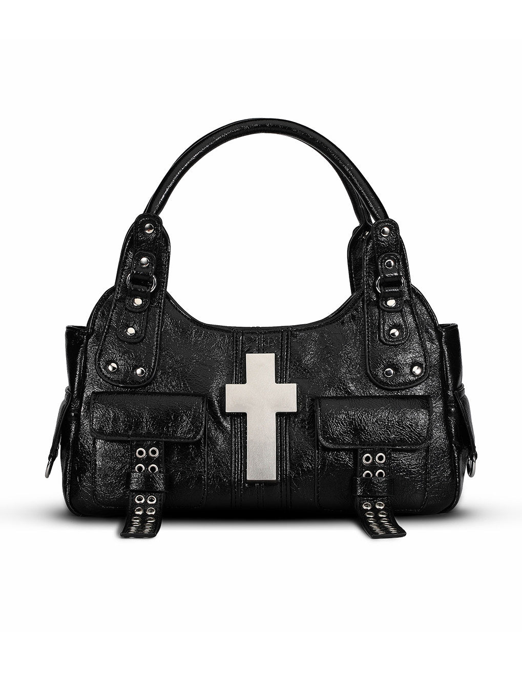 Cross Charm Crossbody Shoulder Handbag
