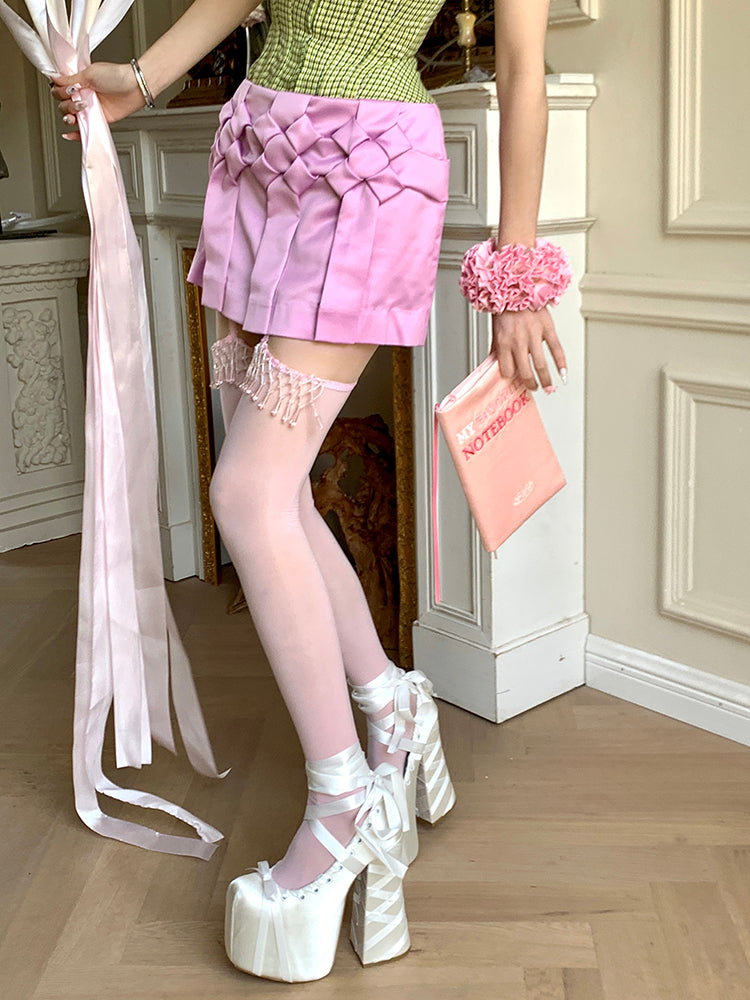 Sheer Tassel Tights