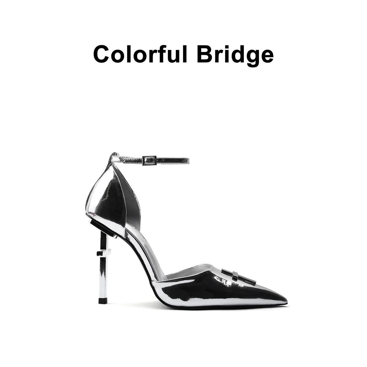 Crucifix Cut-Out Strappy Heels