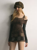 [A001119]Lower East Side Nights Asymmetric Cut-Out Tee