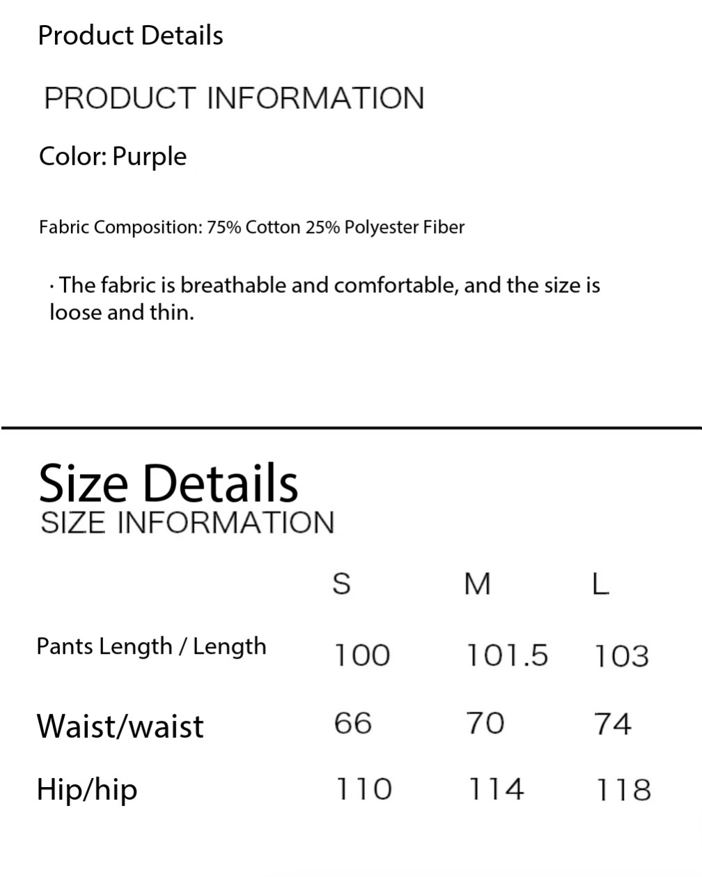 Lavendelfarbene Wide-Leg-Sweathose – „I See You“-Textdruck