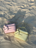 Pastel Mini Vanity Case Crossbody Bag