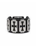 Leather Cross Blade Bracelet