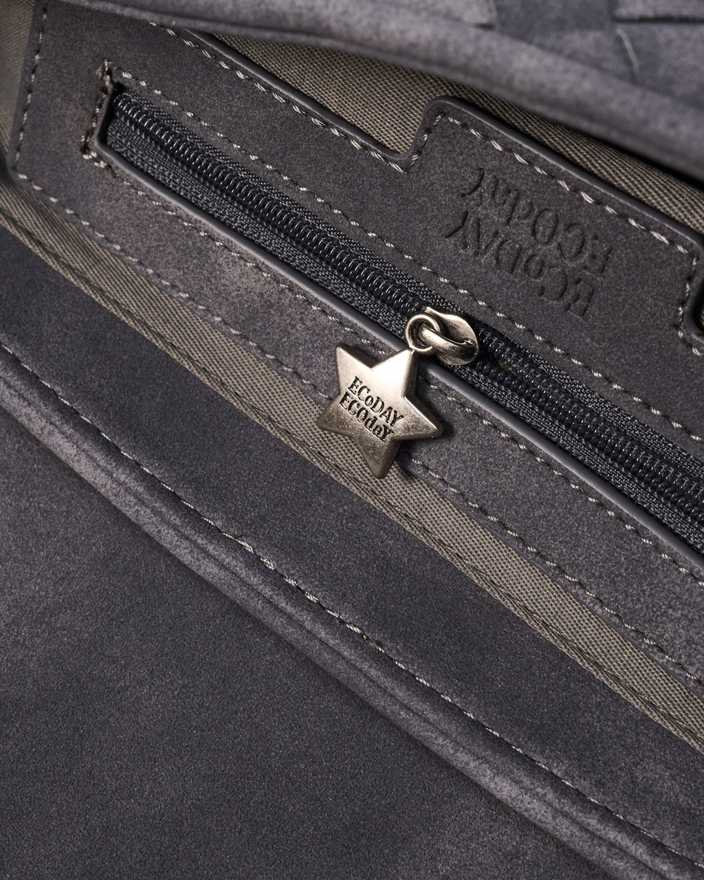 Woven Envelope Bag - charm detail