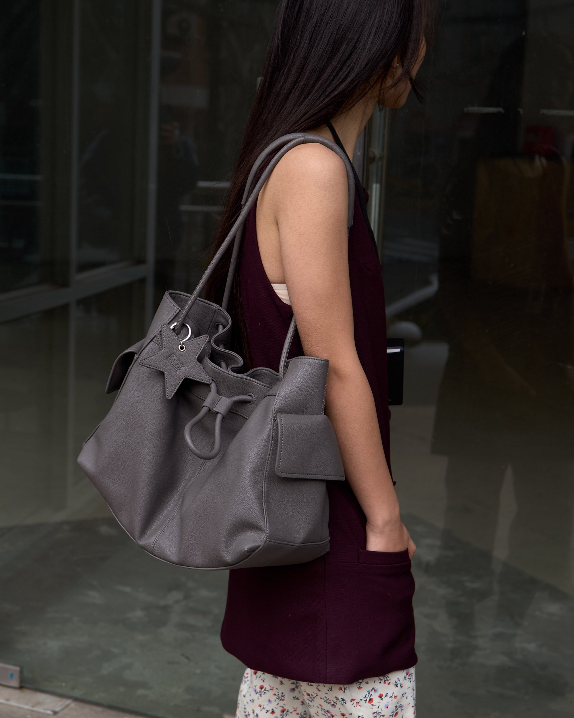 Cozy Drawstring Bag product detail image