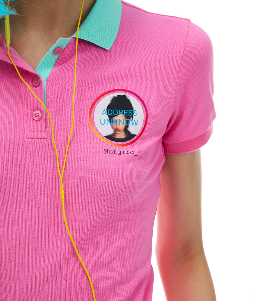 NORGIRA | IG REELS Contrast-Collar Slim-Fit Polo T-Shirt