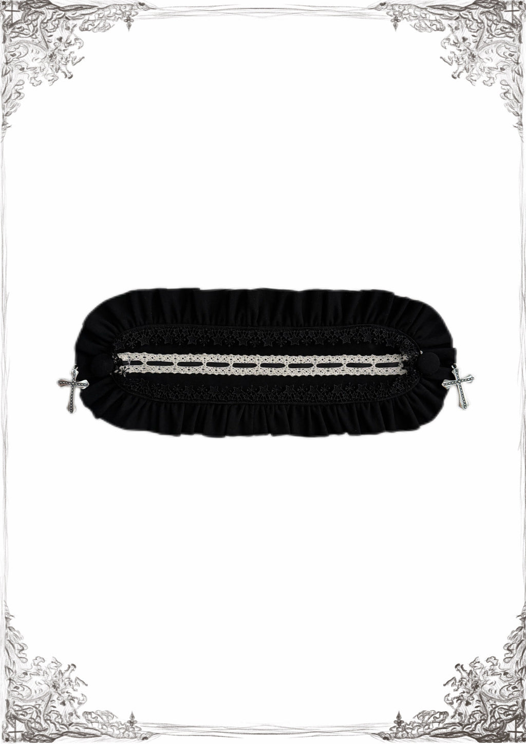 Gothic Lace Maid Headband