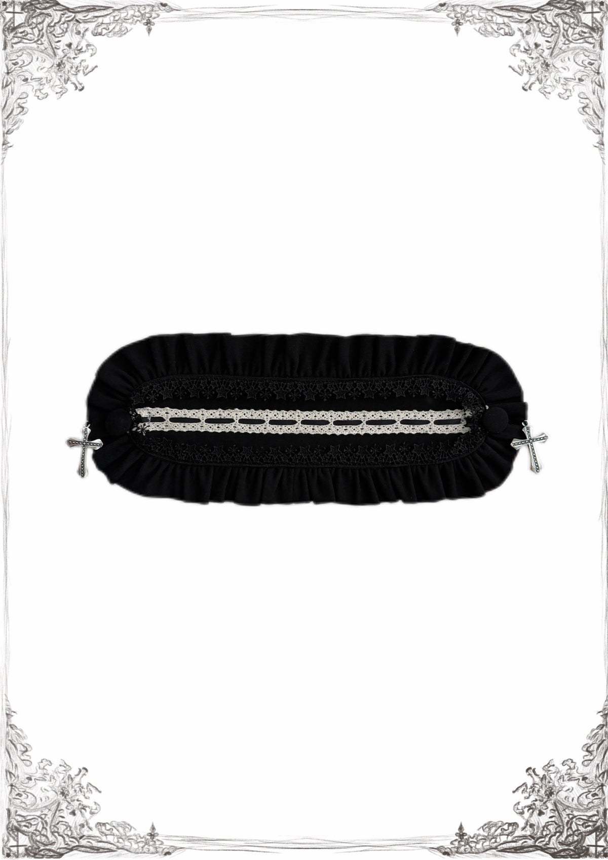 Gothic Lace Maid Headband