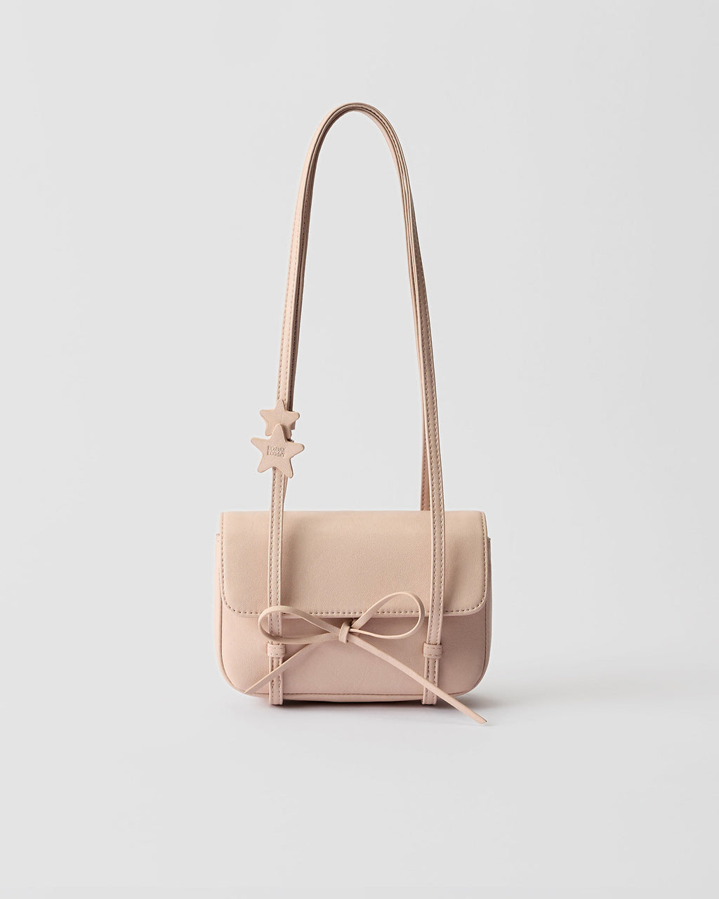 Mini Bow Shoulder Bag pink color detail image