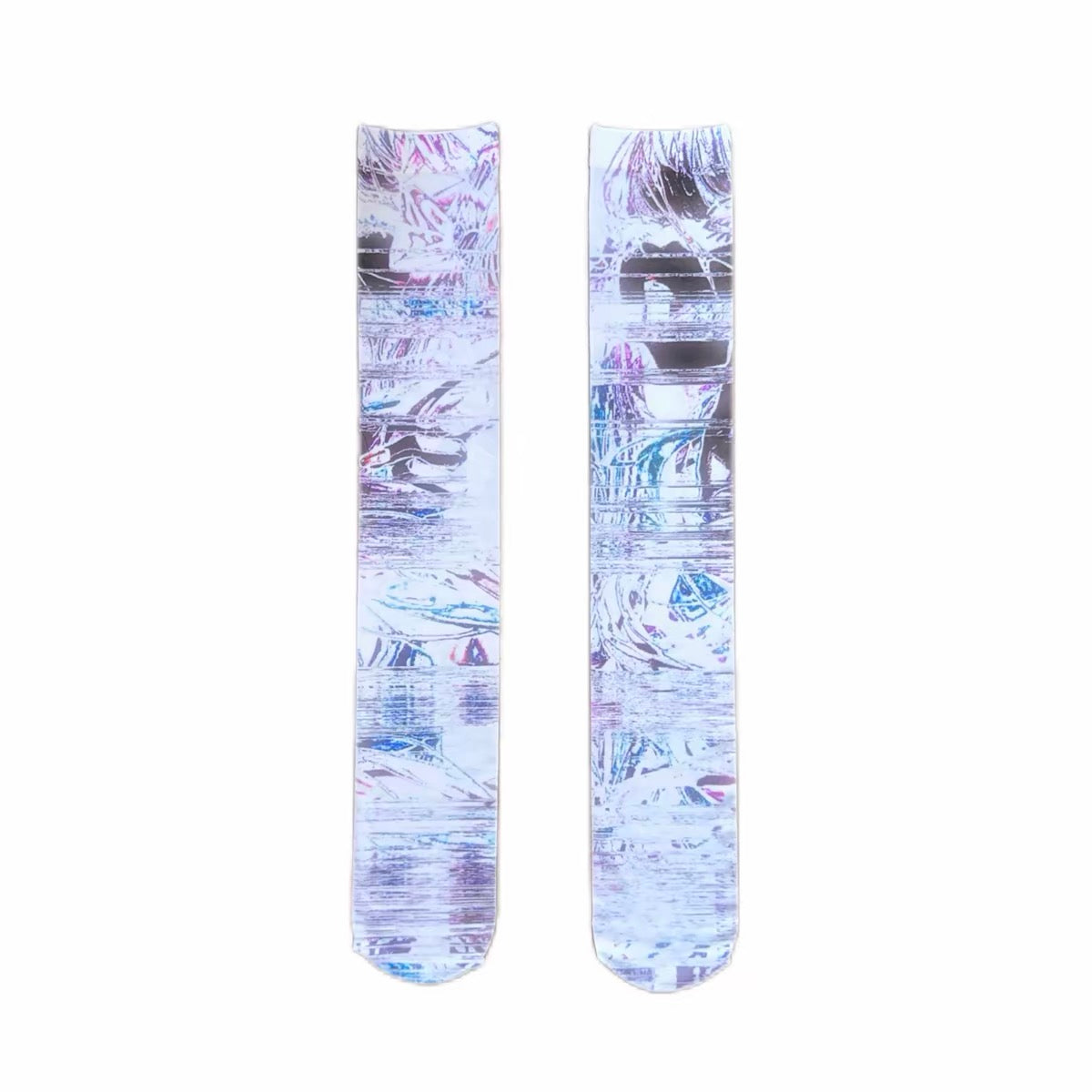 ACID VISION Velvet Knee-High Socks