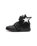 Bootleg Star Patch Round-Toe Skate Shoes