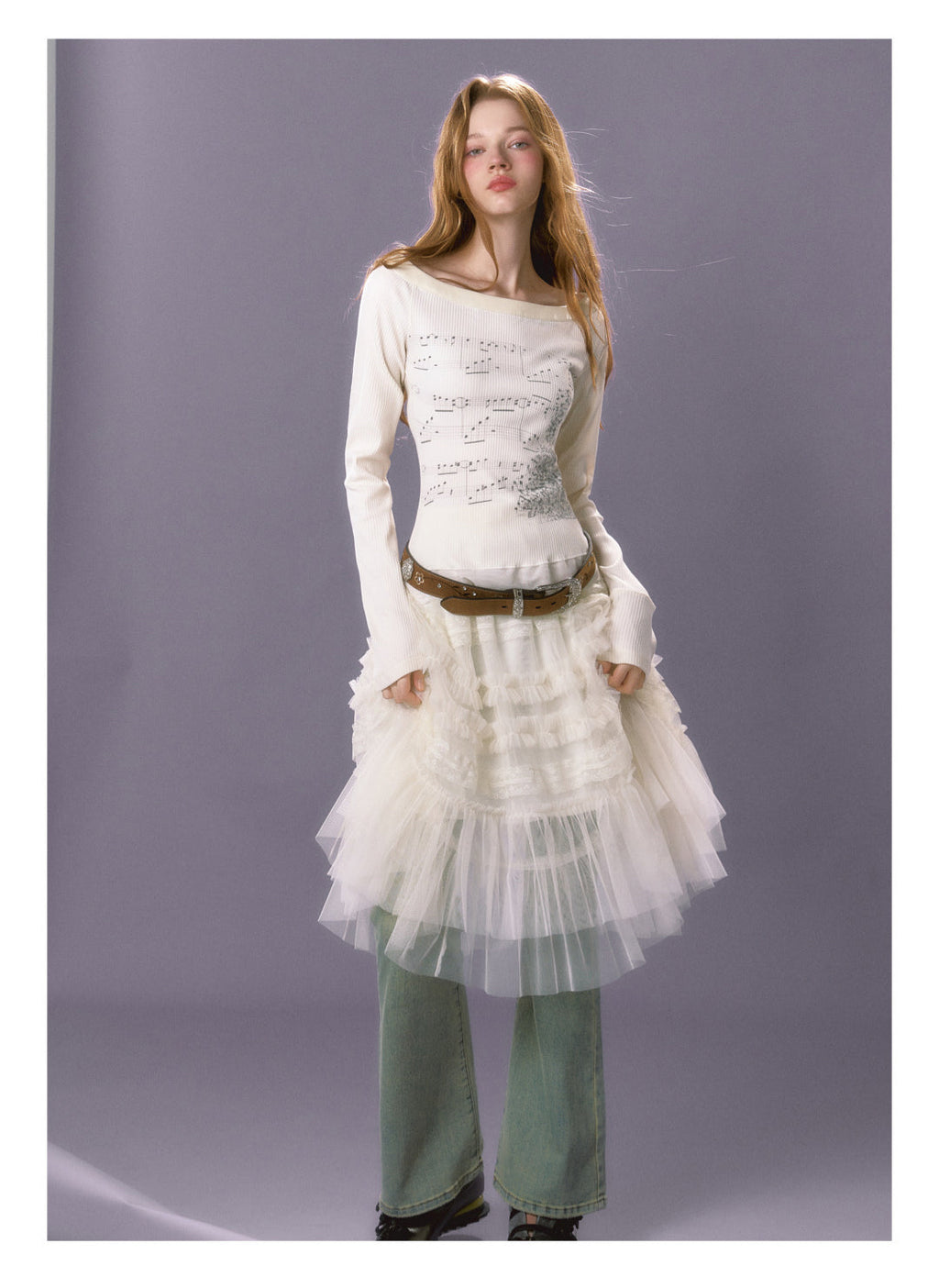 [E0068]Romantic tulle dress