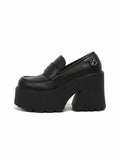 Chunky Platform Slip-On Loafers