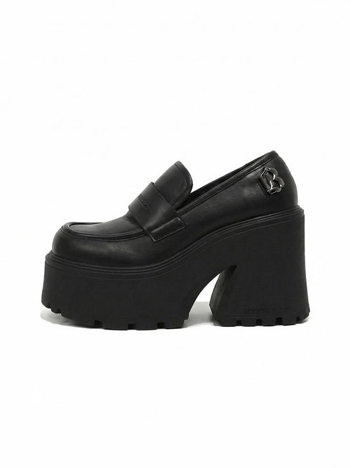 Chunky Platform Slip-On Loafers