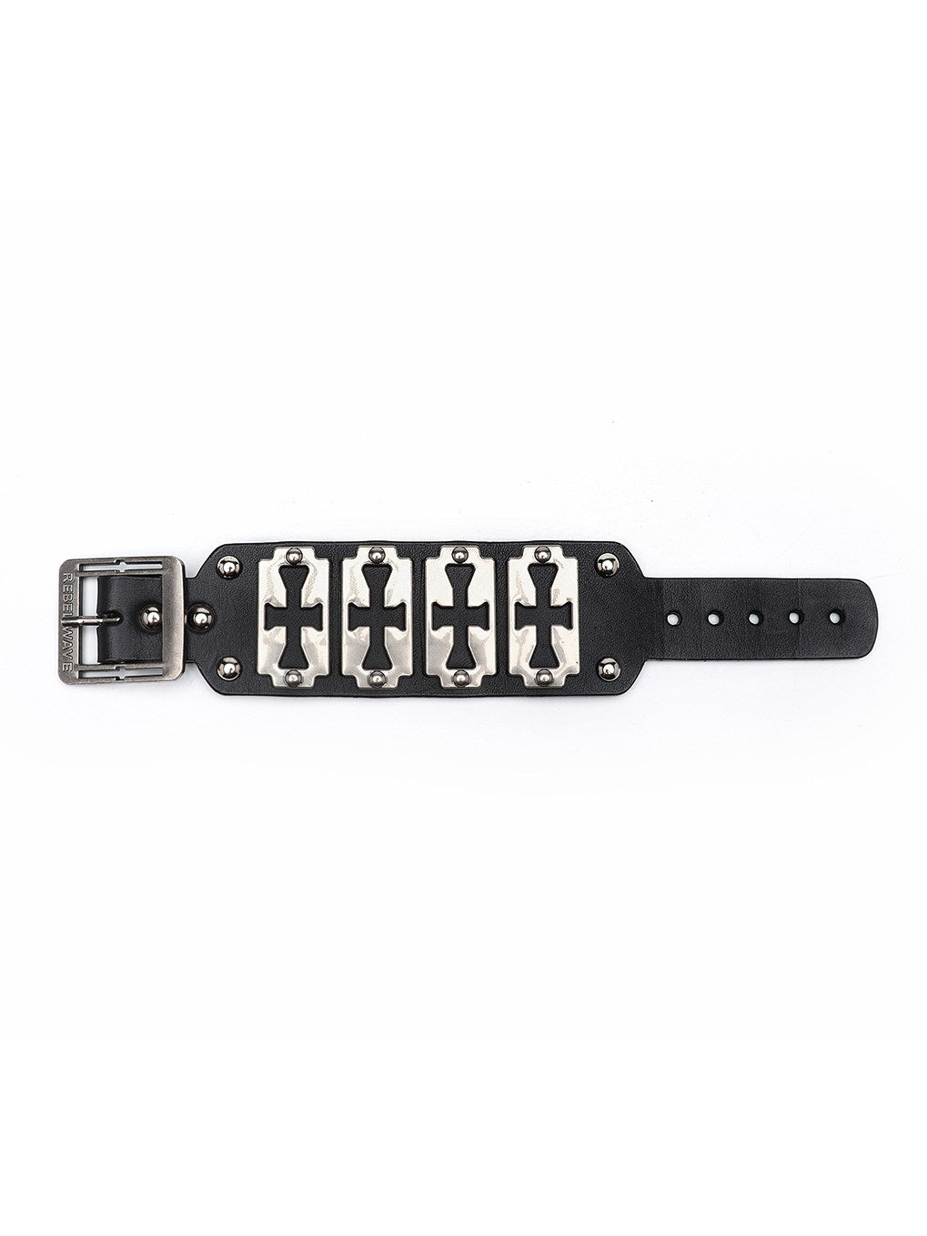 Leather Cross Blade Bracelet