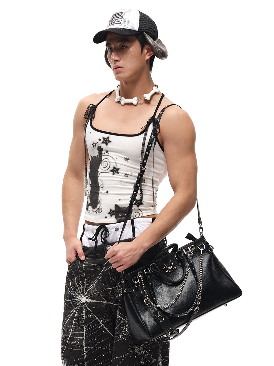 Black Multi-Strap Bag