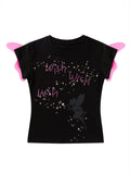 Wish Wish Wish Rhinestone Fairy Tee
