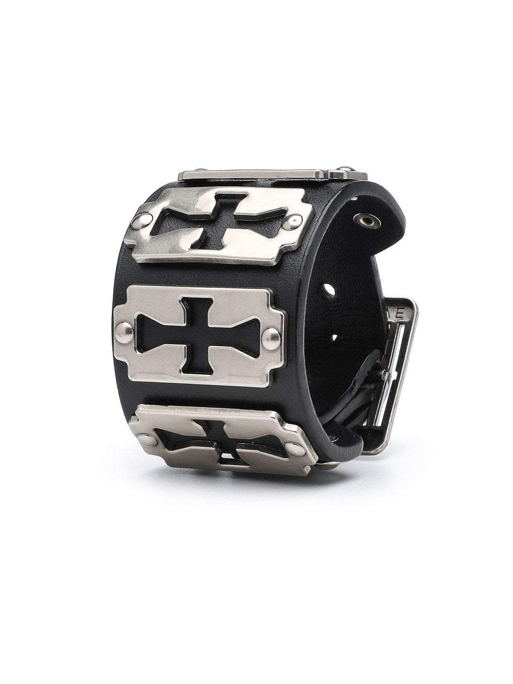 Leather Cross Blade Bracelet