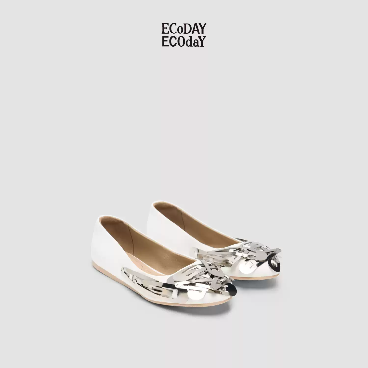 Ecoday X MAELIN HAIR PIN Ballet Flats