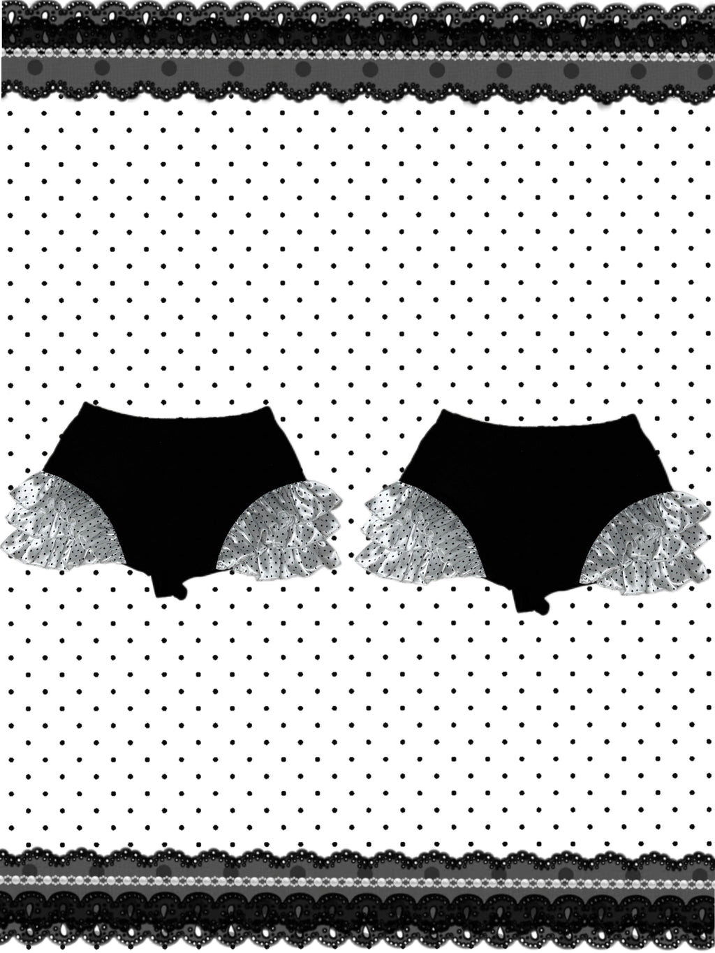 Gothic Lace Shorts