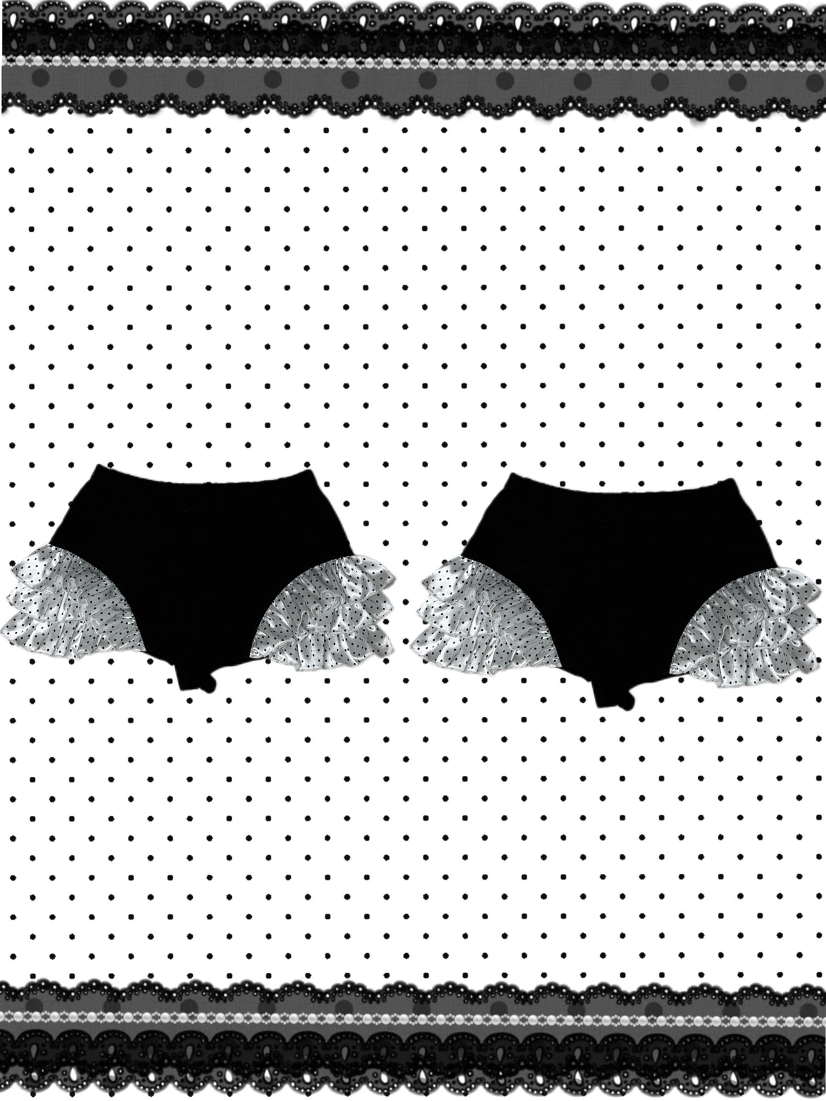 Gothic Lace Shorts