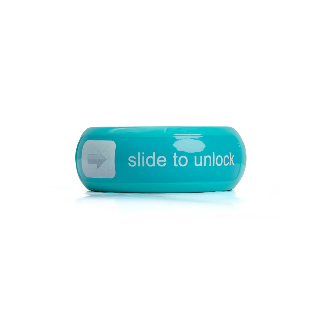 NORGIRA Slide to Unlock Neon Resin Wide Bangle
