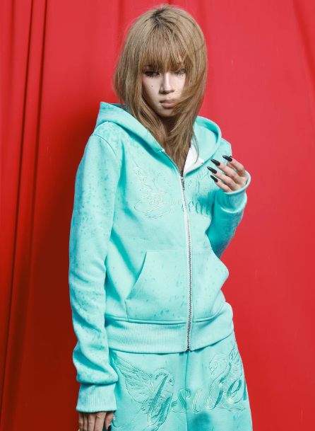 Swan Slim Fit Hoodie Jacket