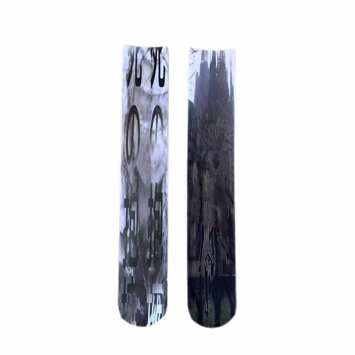 ACID VISION Velvet Knee-High Socks