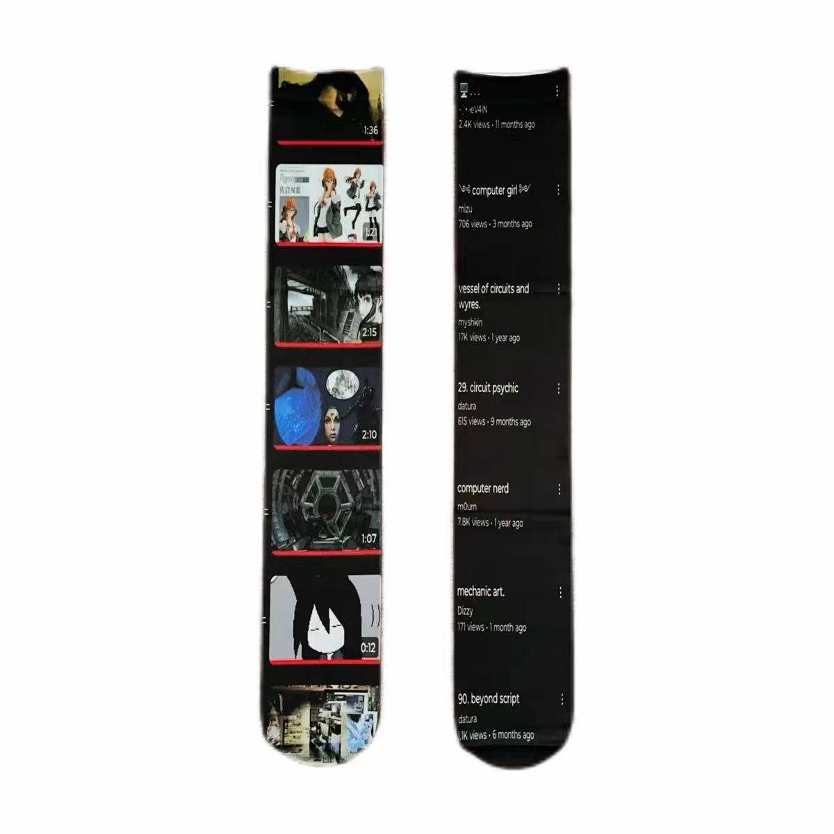ACID VISION Velvet Knee-High Socks