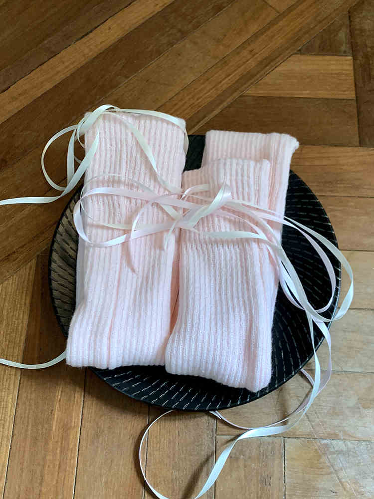 Self-Tie Strap Over-Knee Leg Warmers