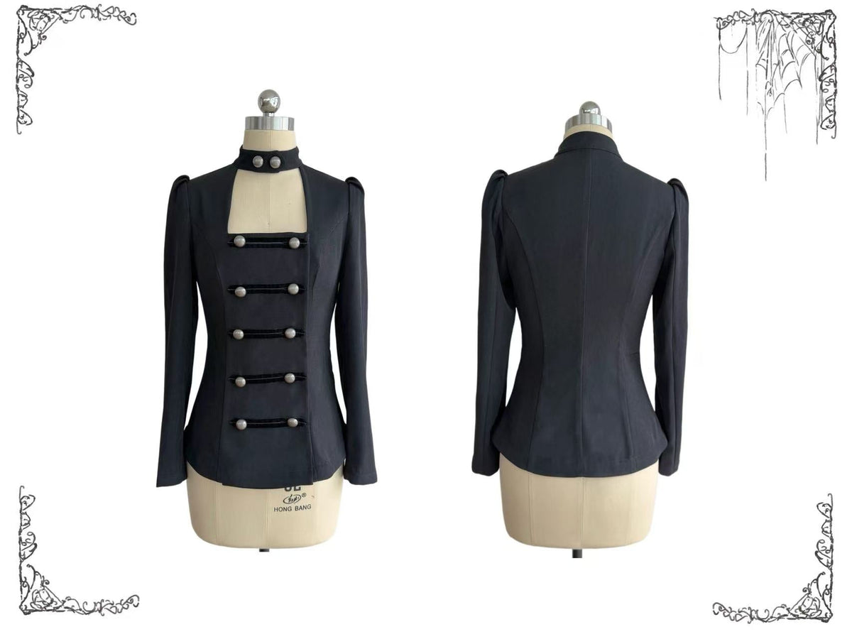 Gothic Double-Breasted Blazer