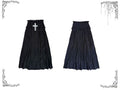 Gothic Cross Maxi Skirt