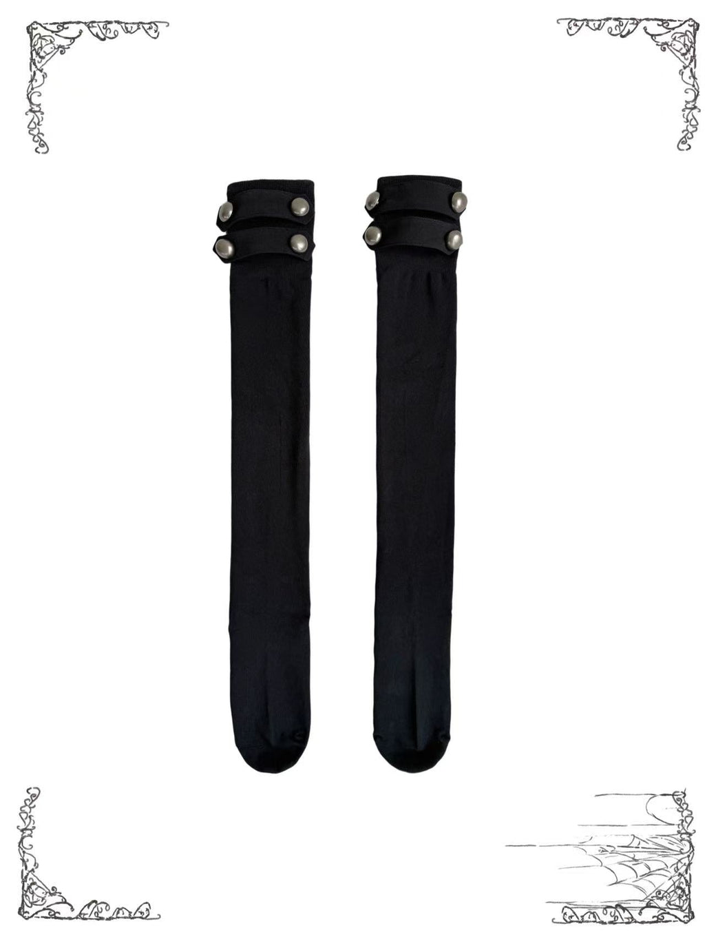 Gothic Thigh-High Socks