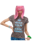 Keep Calm Leopard Print Tee