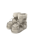 24ANS Detachable Sole Distressed Snow Boots