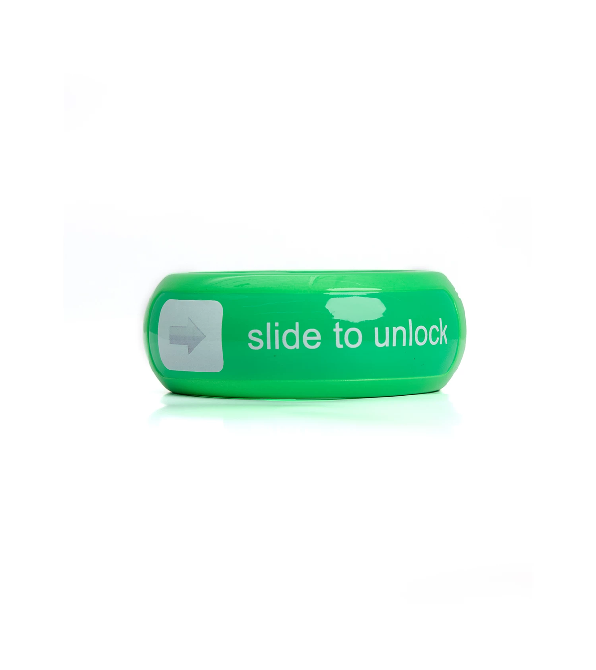 NORGIRA Slide to Unlock Neon Resin Wide Bangle