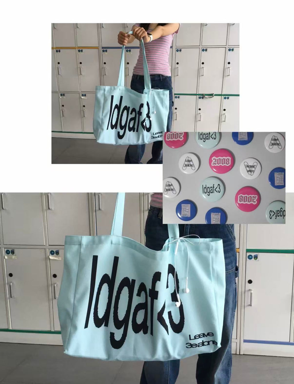 idgaf <3 Archive Tote Bag