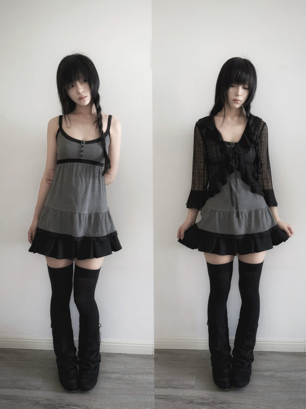 Lace Trim Cropped Cami Top