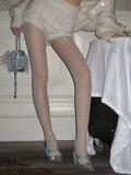 Glittering Rhinestone Tights