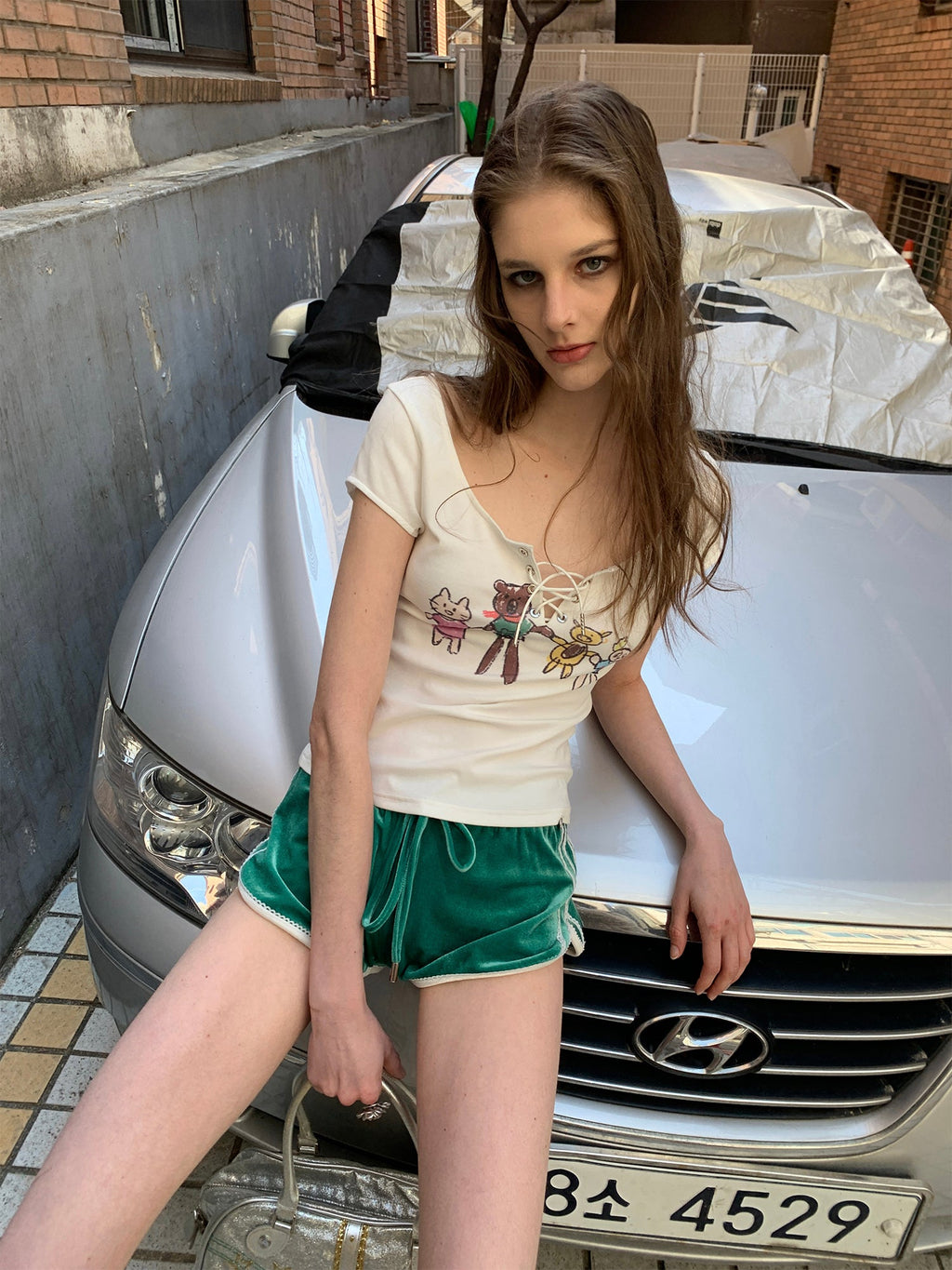 [F00106]Animated Cartoom Short-Sleeved