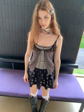 [A001233]Two Italian fake polka dot straps