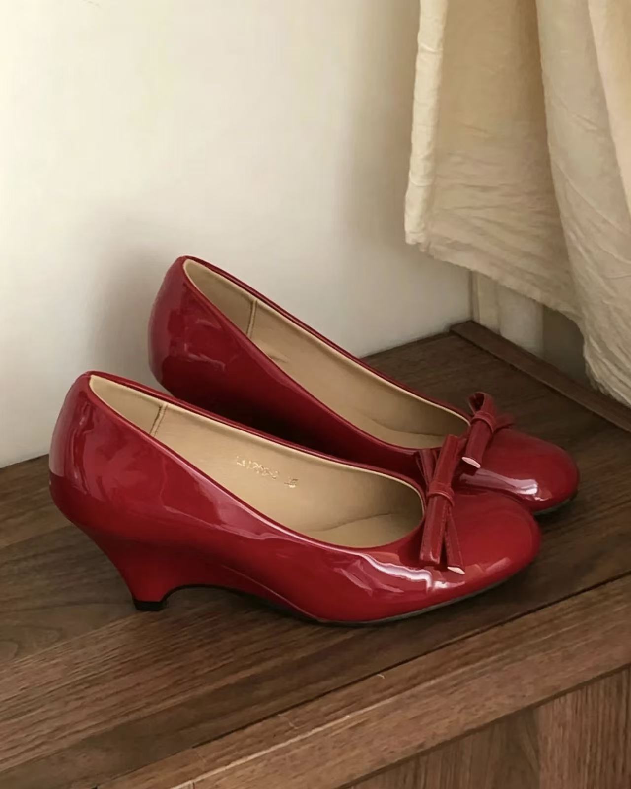Nude Pink Cat Heel Mary Jane Shoes