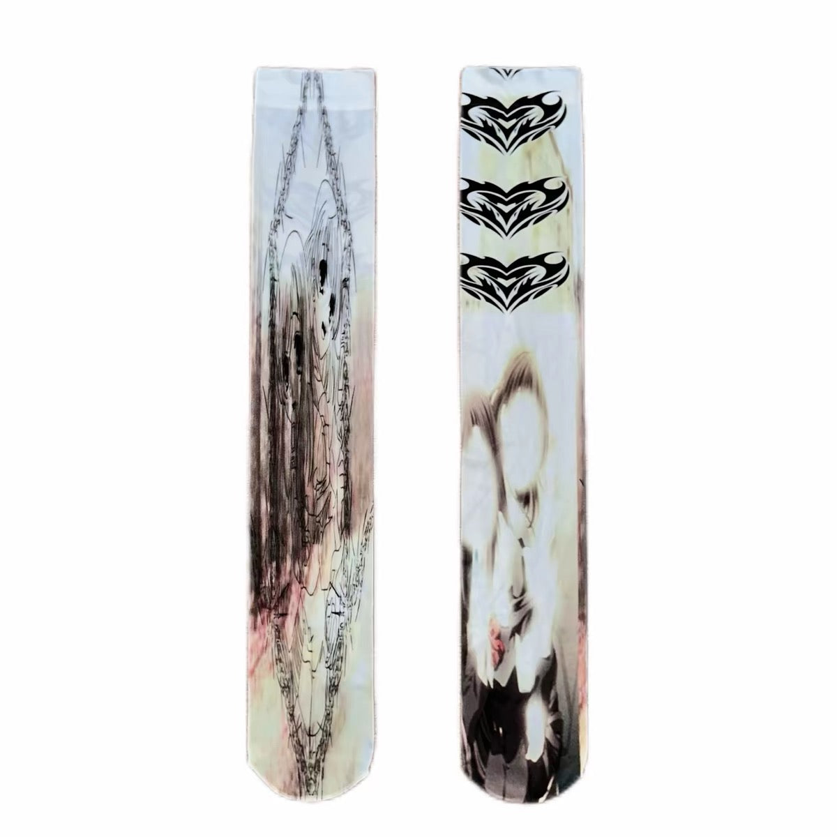 ACID VISION Velvet Knee-High Socks
