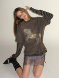 [A001142]Dirty Fit' Vintage Grunge Horse Racing Tee