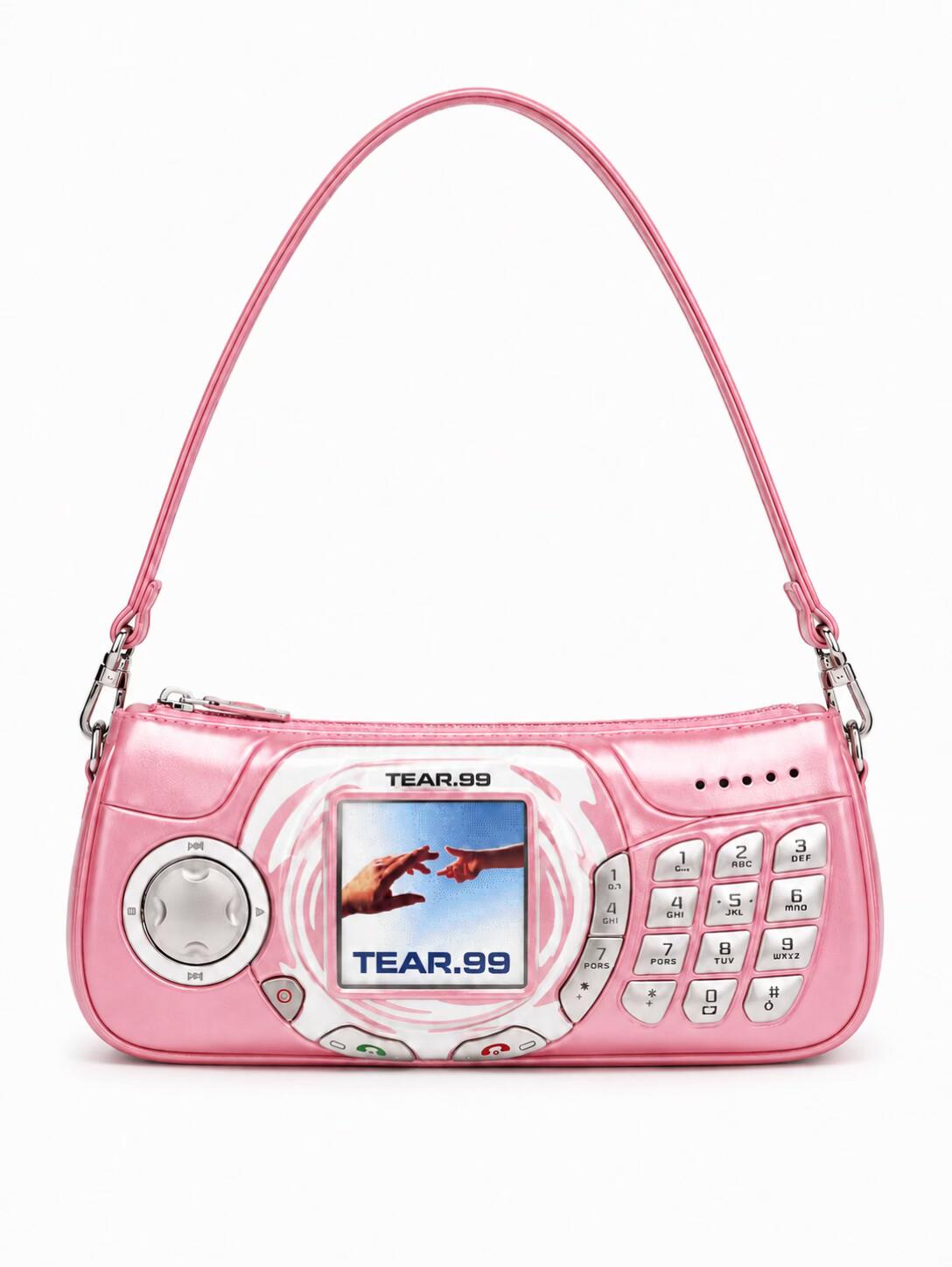 Retro Flip Phone Shoulder Bag