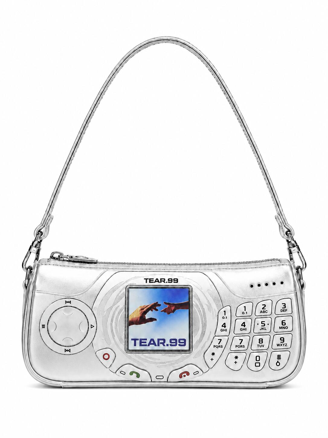 Retro Flip Phone Shoulder Bag